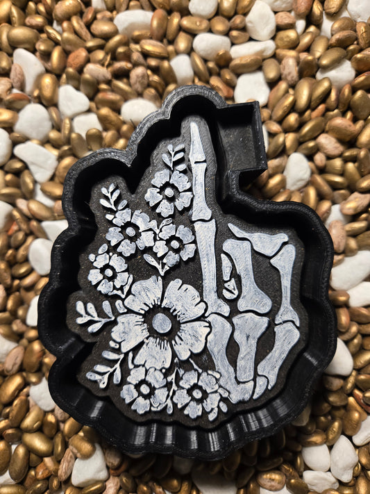 Flower Middle Finger Freshie Mold