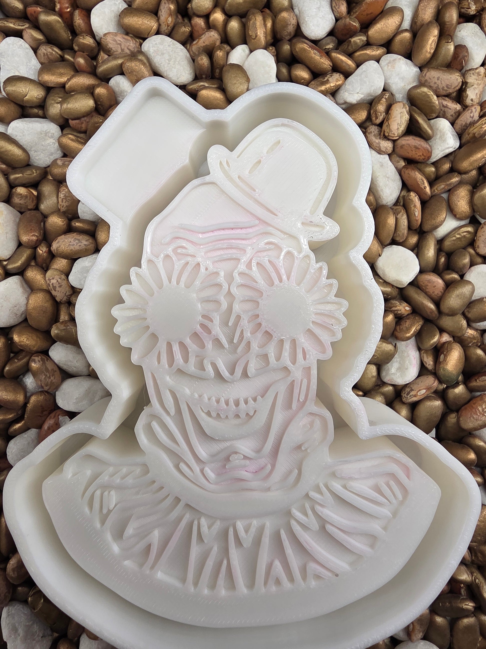 Flower eyed Clown Freshie Mold