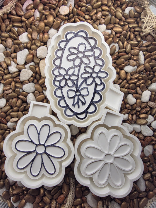 Flowers Freshie Mold
