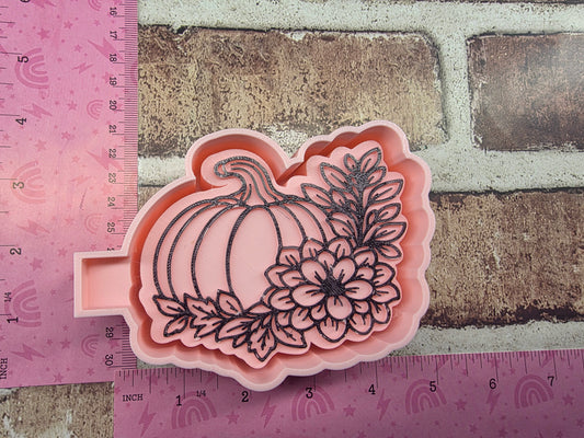 Flowers and Pumpkin Freshie Mold
