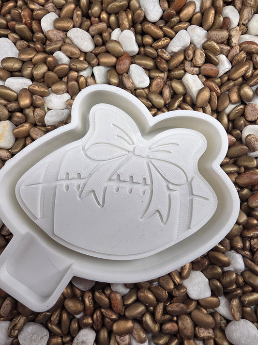 Football Bow Freshie Mold