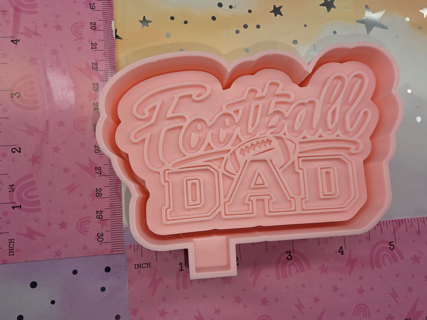 Football Dad Freshie Mold