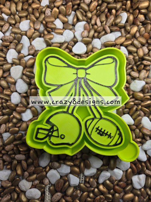 Football Helmet BOW Freshie Mold