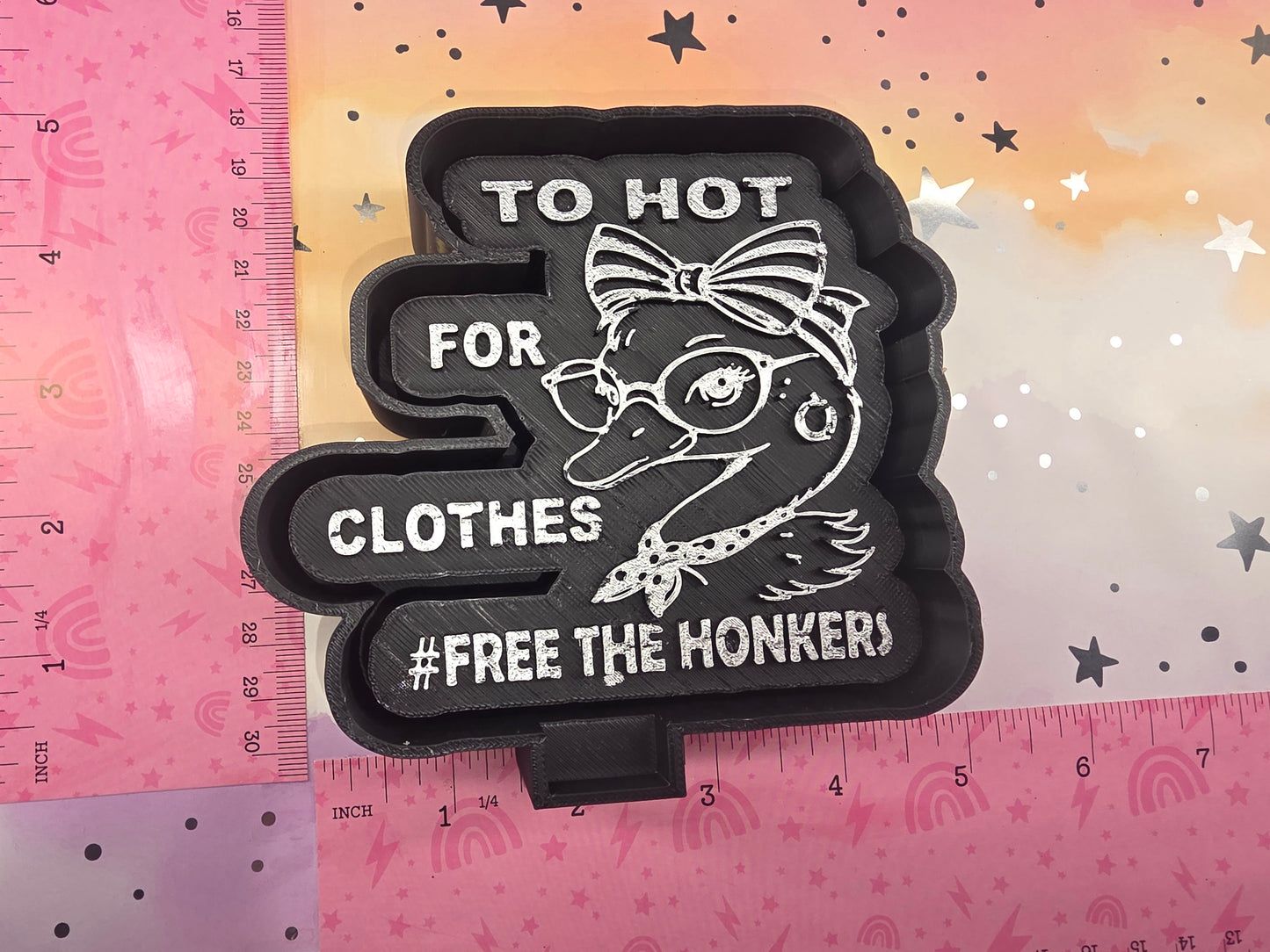 Free the Honkers Freshie Mold
