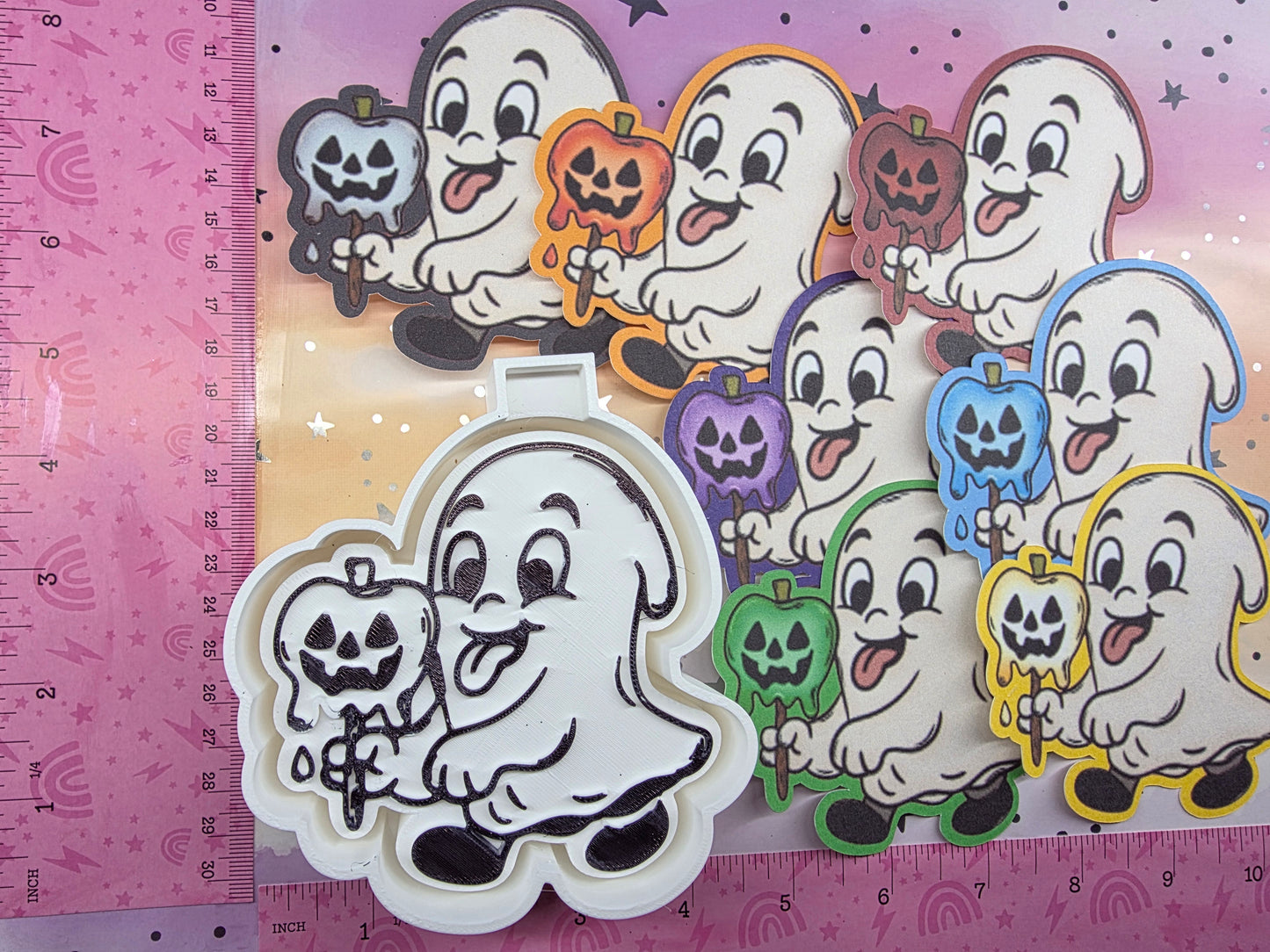 Ghost Card Stock Freshie Mold 