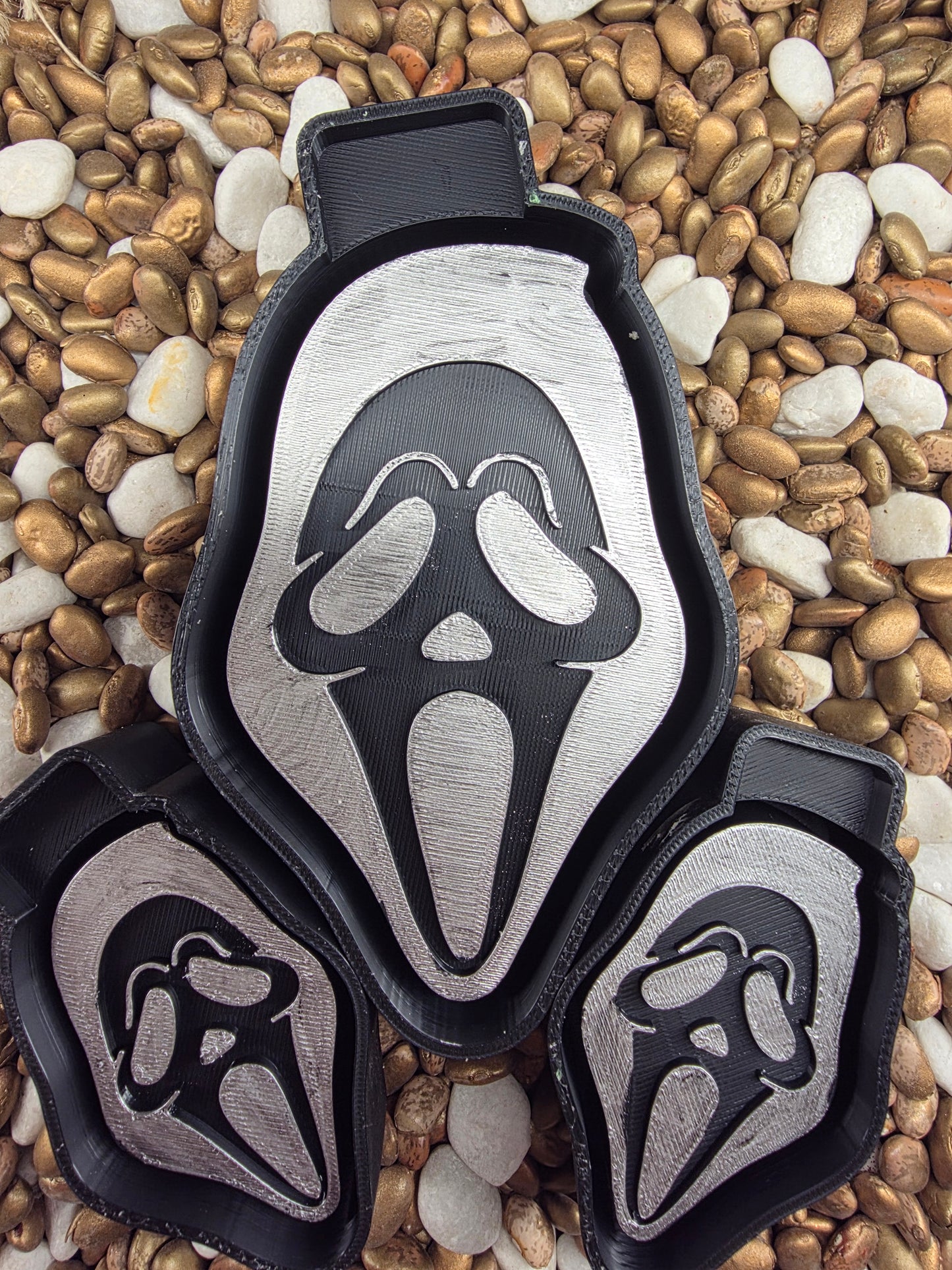 Ghost Face Pumpkin Freshie Mold/ Vent