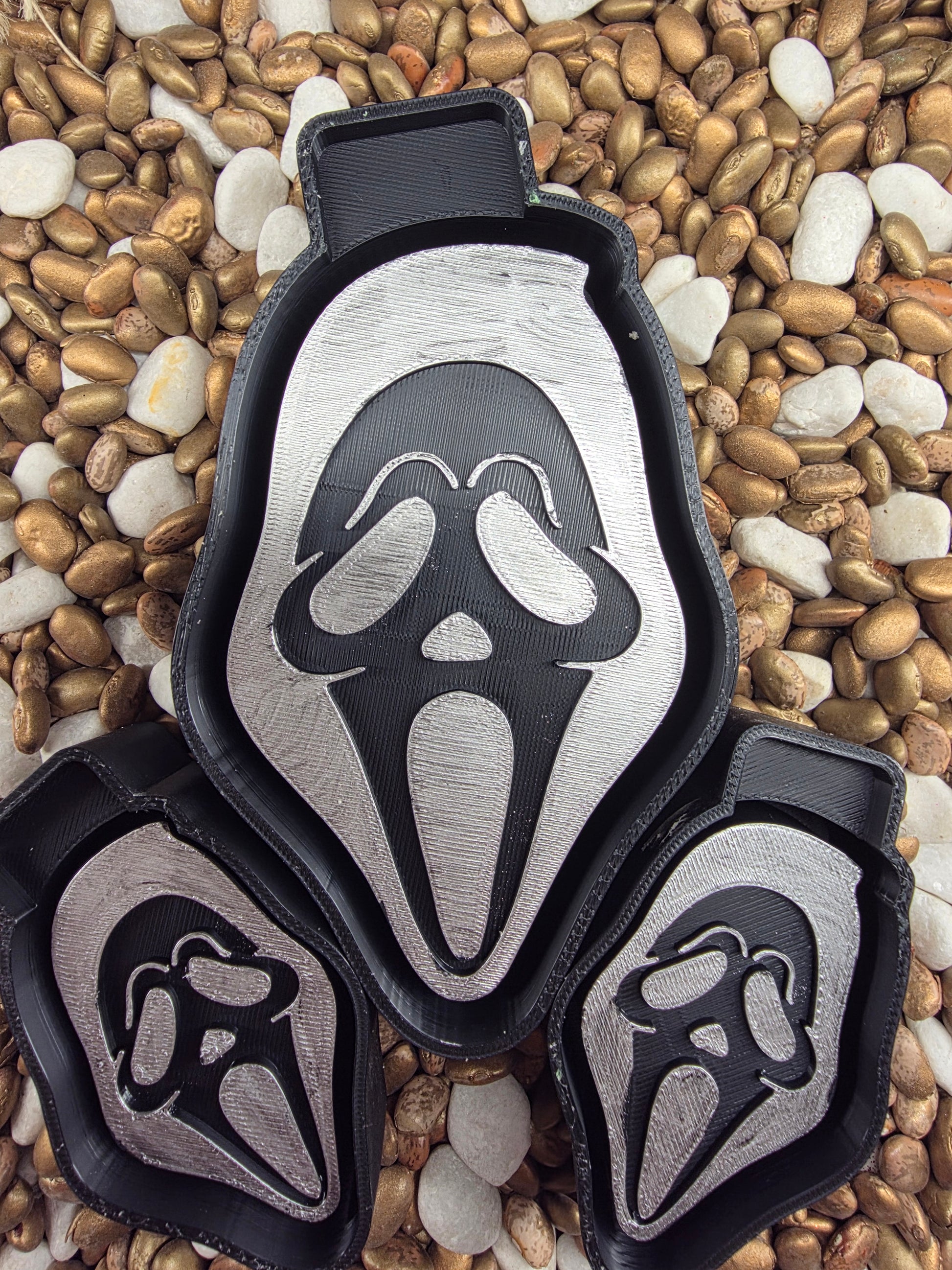 Ghost Face Pumpkin Freshie Mold/ Vent