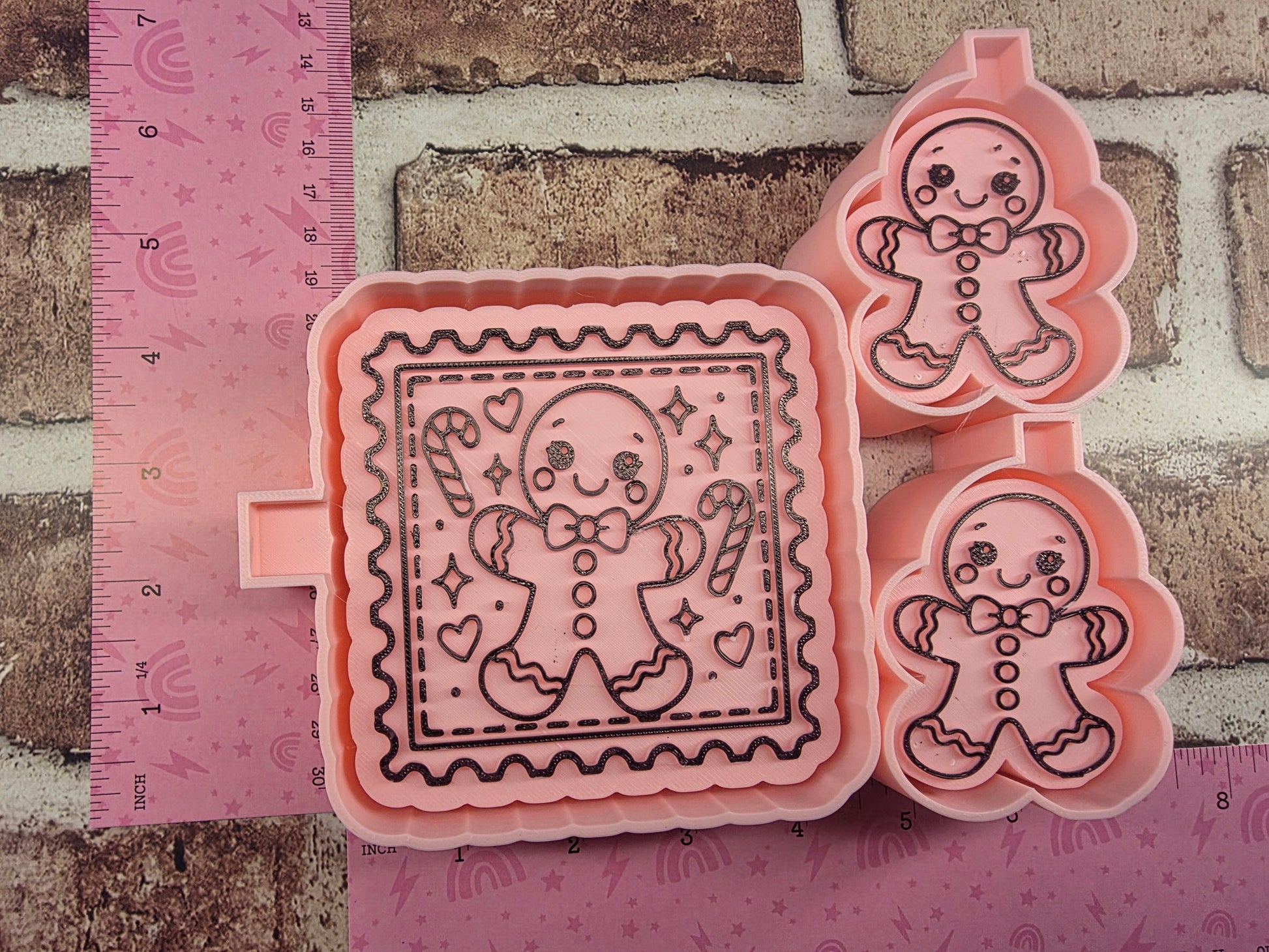 Gingerbread Boy Freshie Mold/ Vent