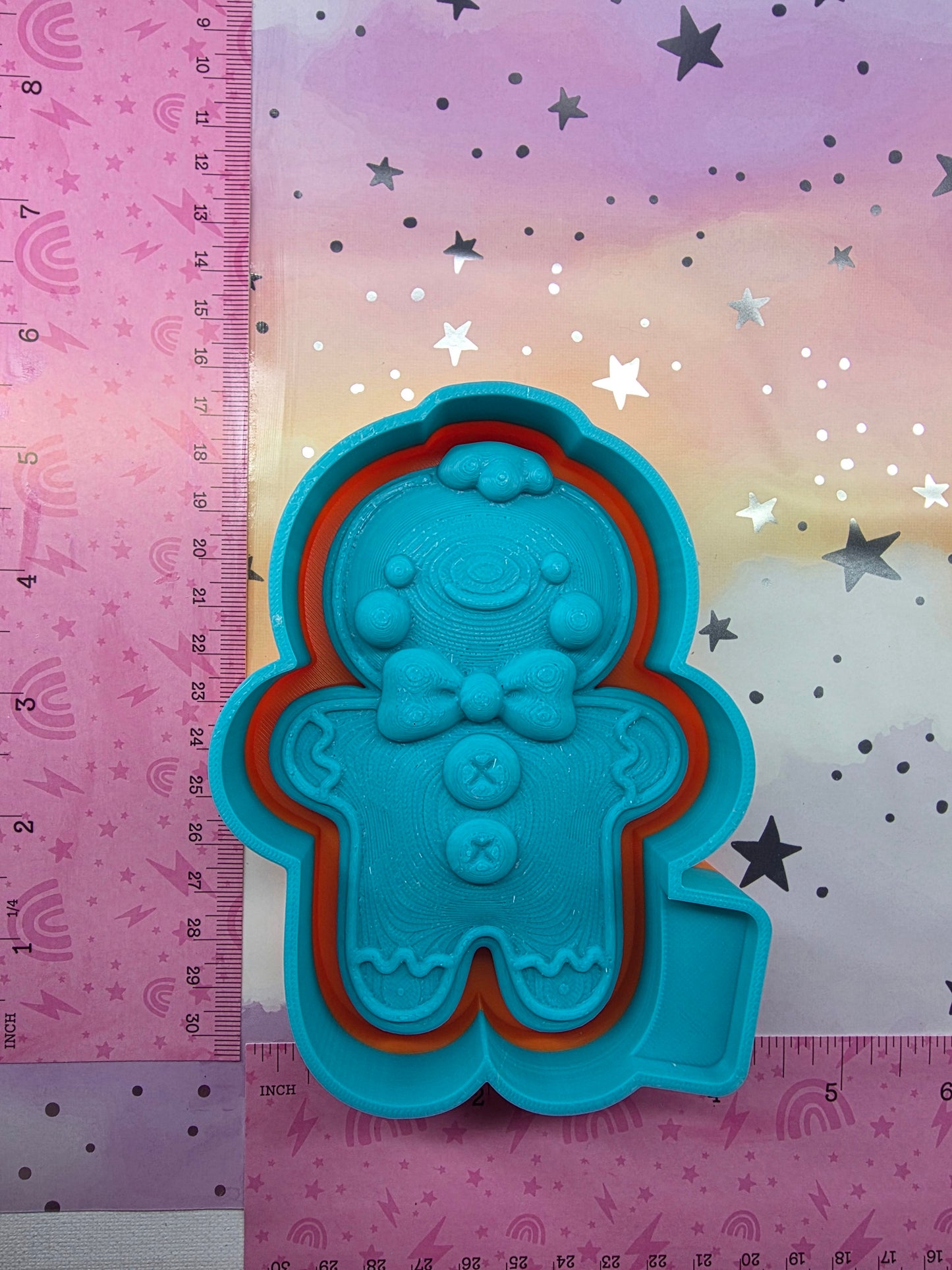  Gingerbread man Freshie Mold
