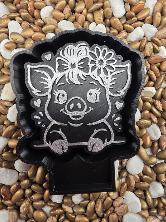 Girl Pig Freshie Mold