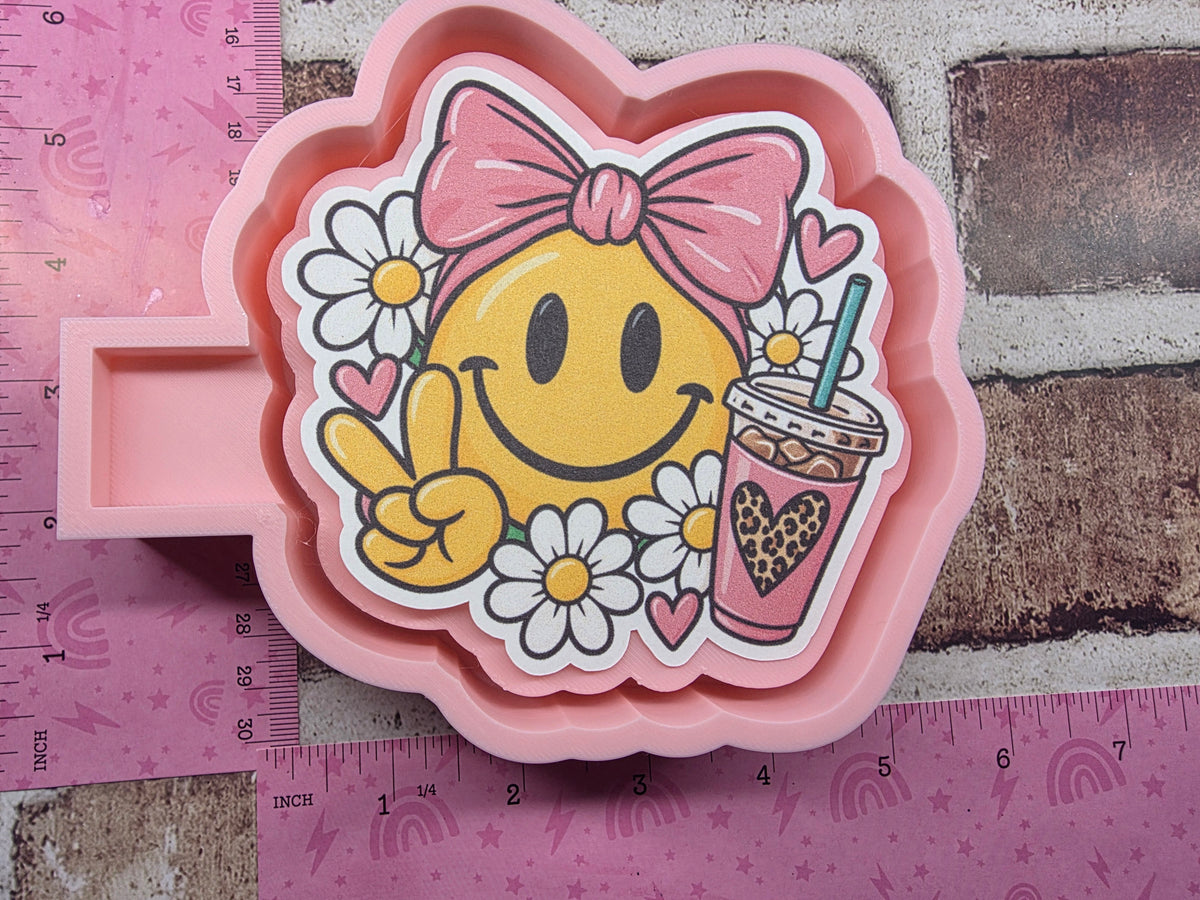 Girl Smiley Face Freshie Mold 