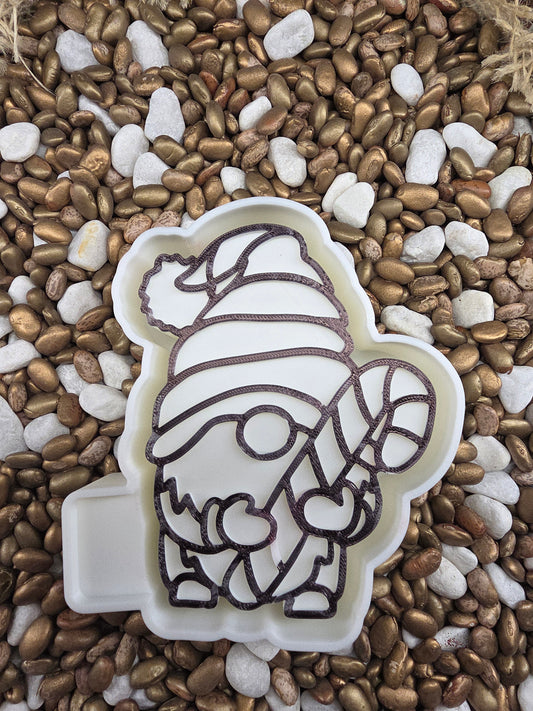 Gnome Candy Cane Freshie Mold