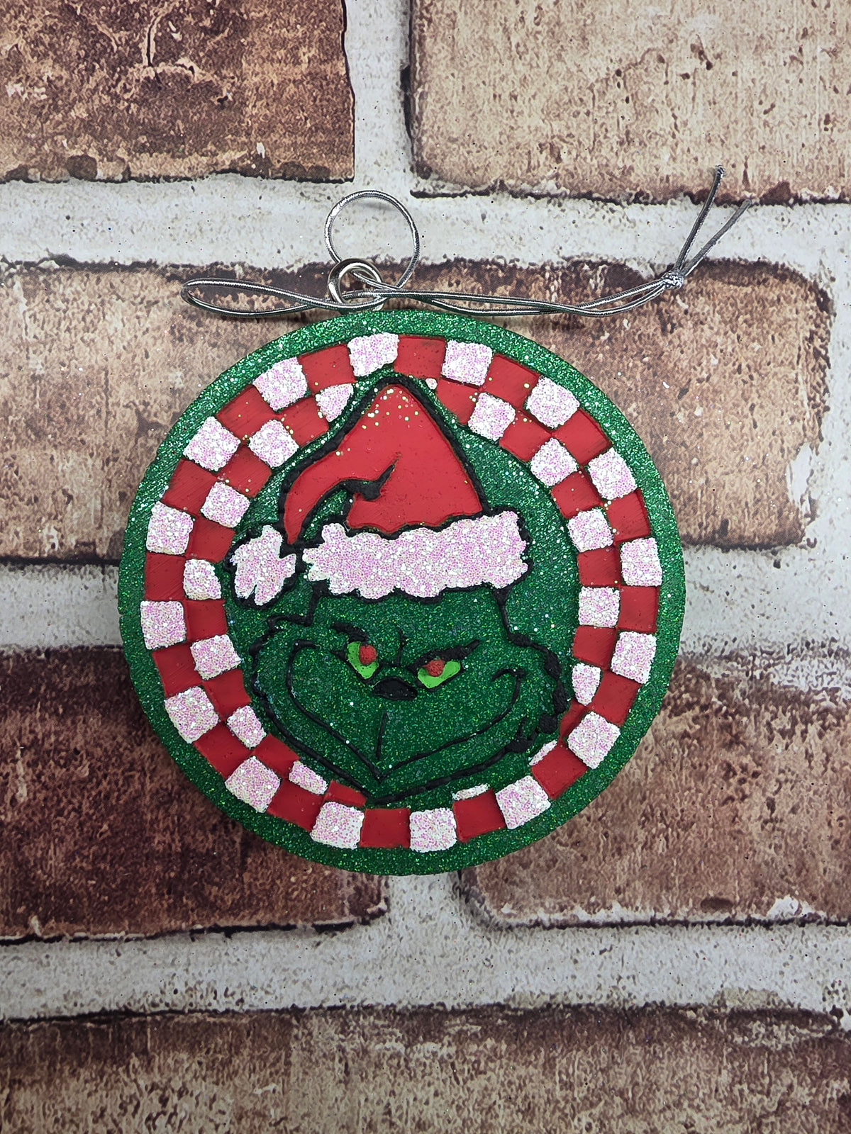 Green Guy in Santa Hat Freshie 