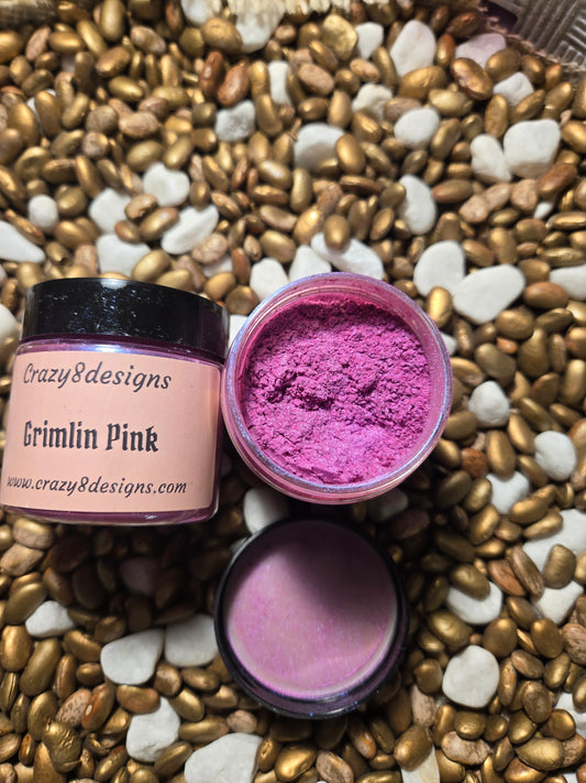 Grimlin Pink Mica Powder