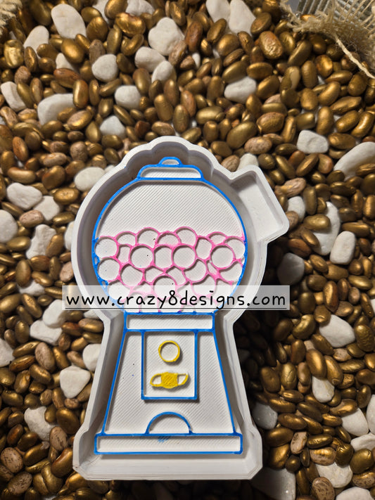  Gumball Machine Freshie Mold