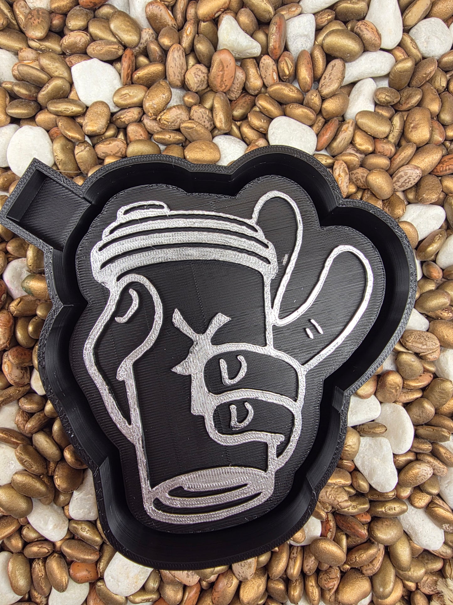 Hand Holding Windmill Cup Freshie Mold