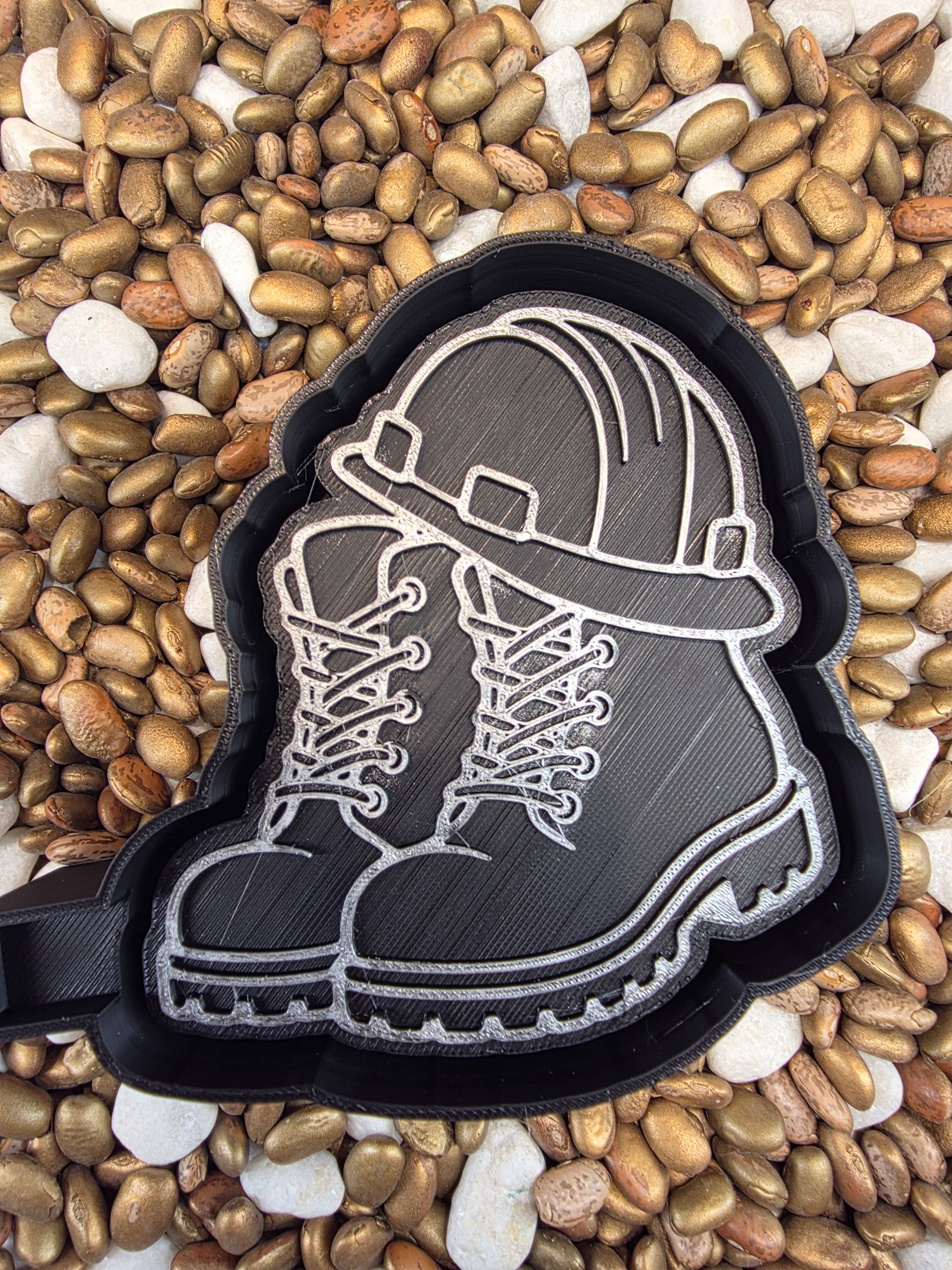 Hard Hat and Boots Freshie Mold