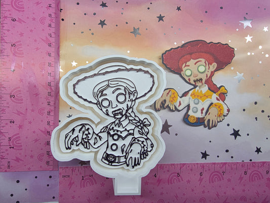 Haunted Jesse Card Stock Freshie Mold