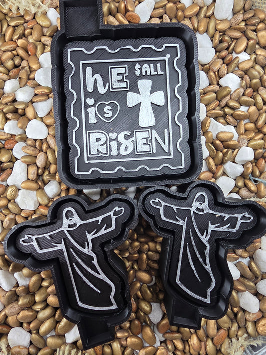   He is Risen Mold/Vent Clips