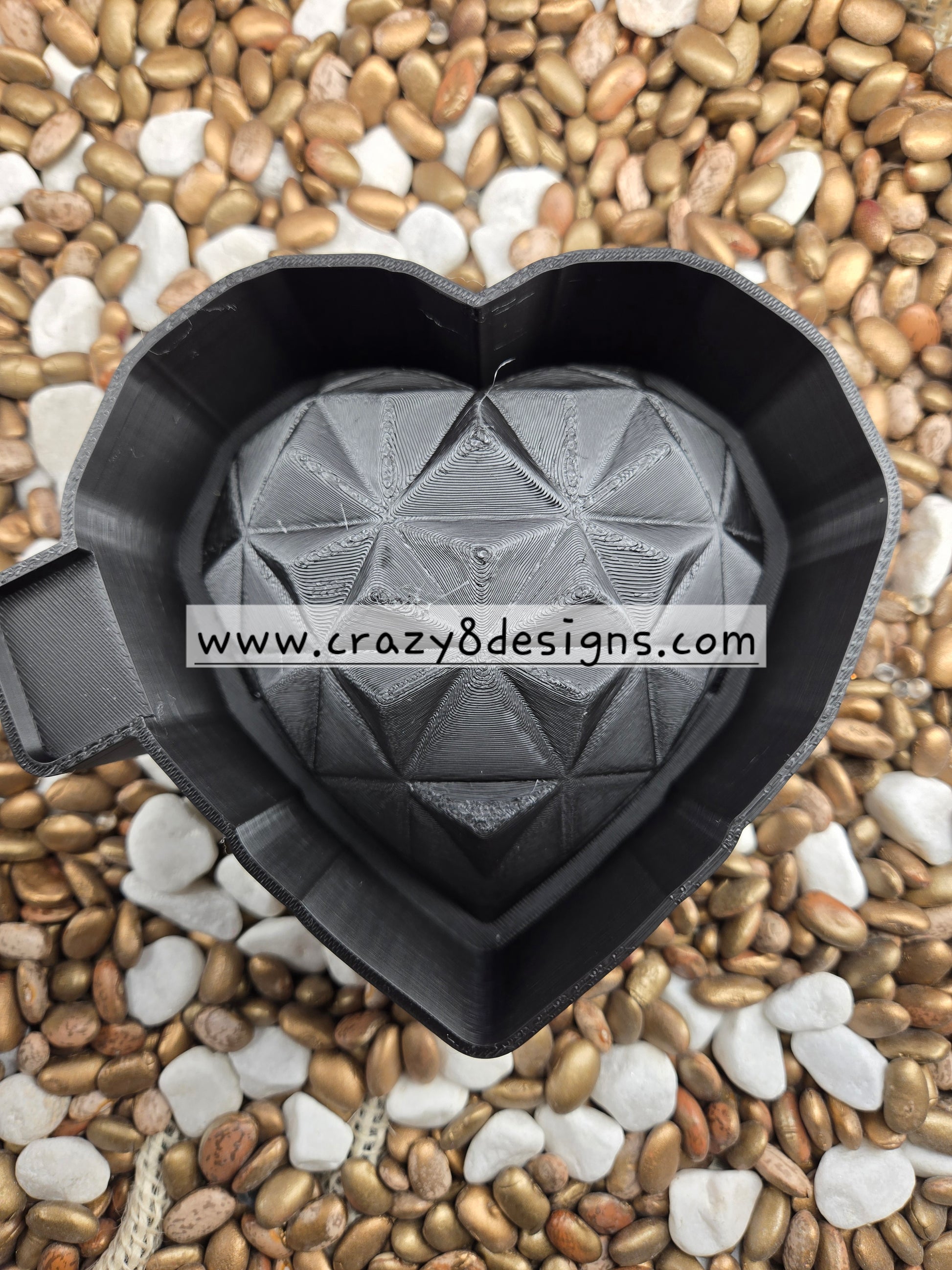 Heart 3d Freshie Mold