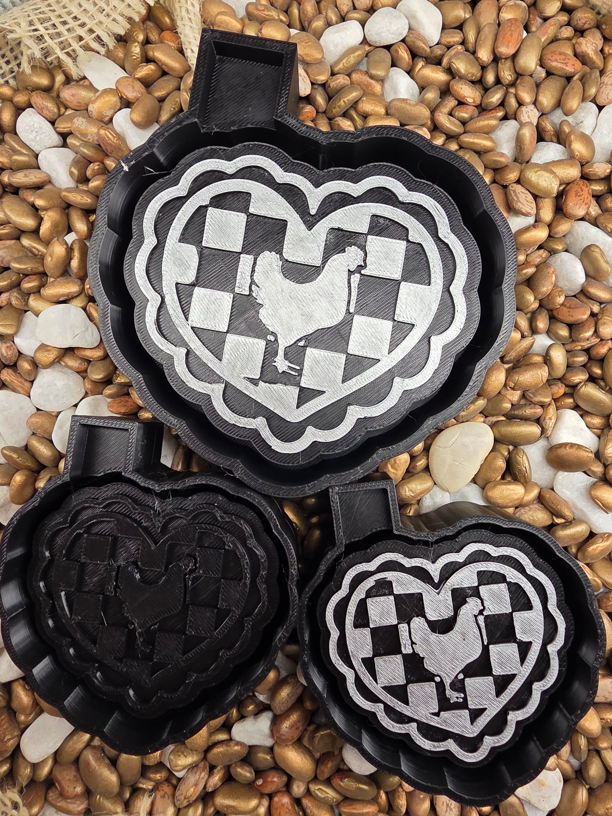 Heart Chicken Freshie Mold