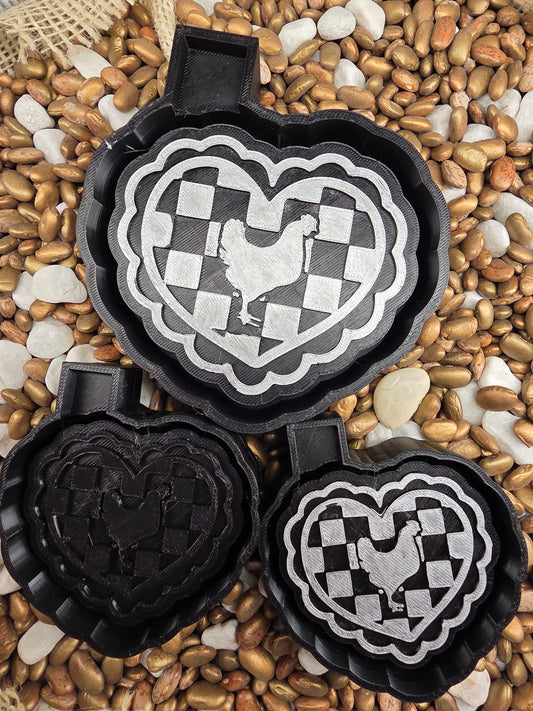 Heart Chicken Freshie Mold