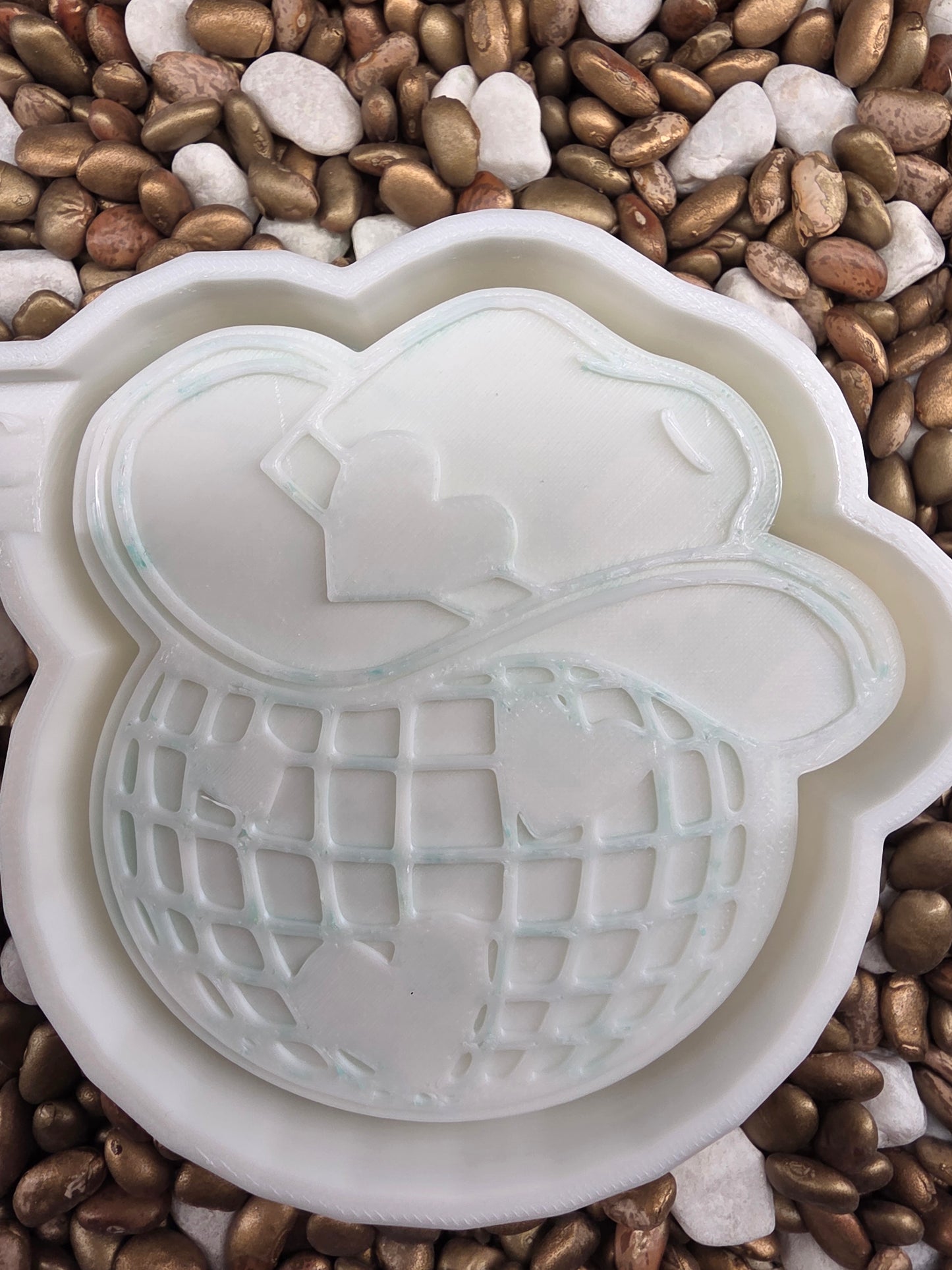 Heart Disco Cowboy Hat Freshie Mold