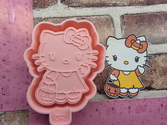 Hello Halloween Cardstock Freshie Mold