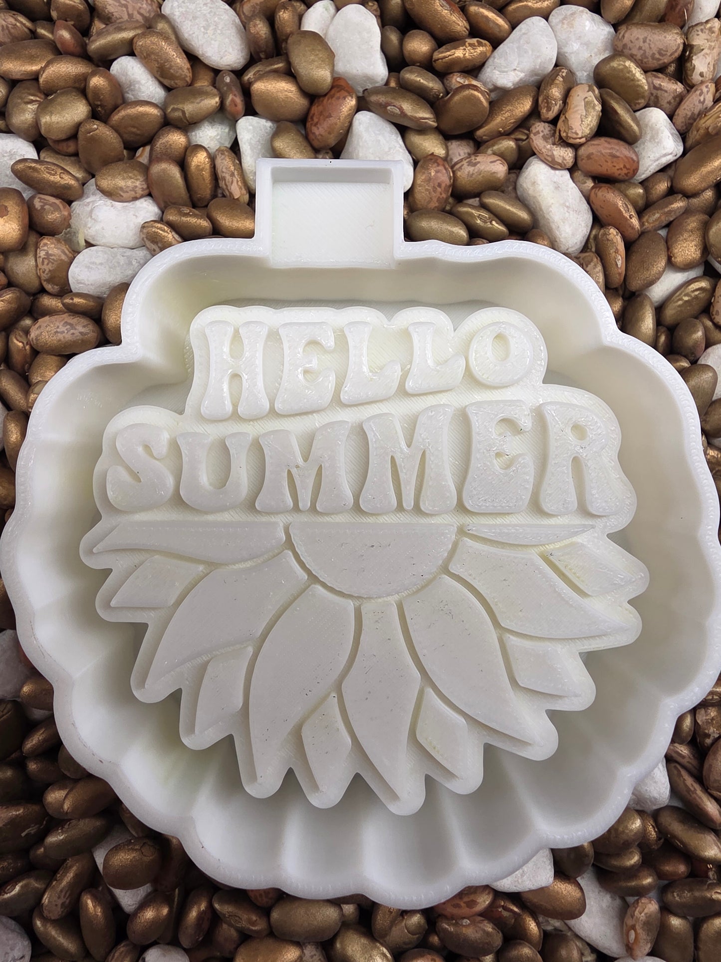 Hello Summer Flower Freshie Mold