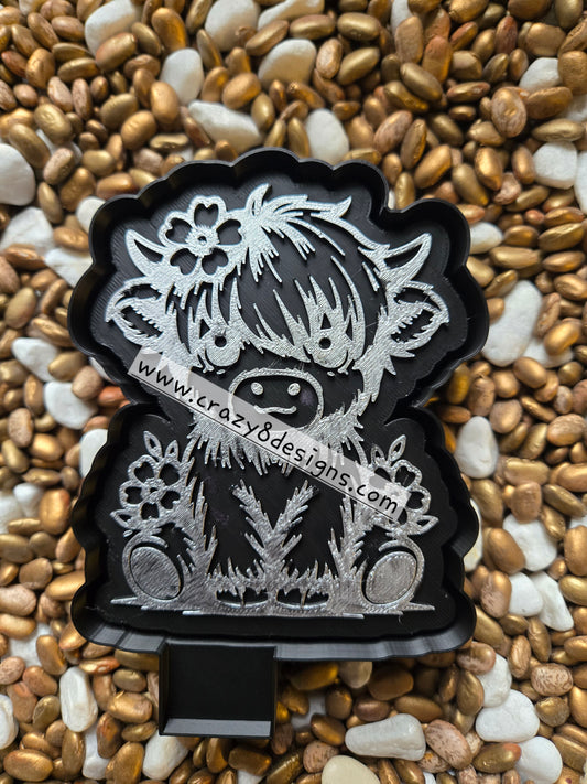 Highland bull Freshie Mold