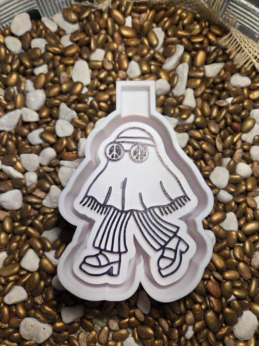 Hippy Ghost Freshie Mold