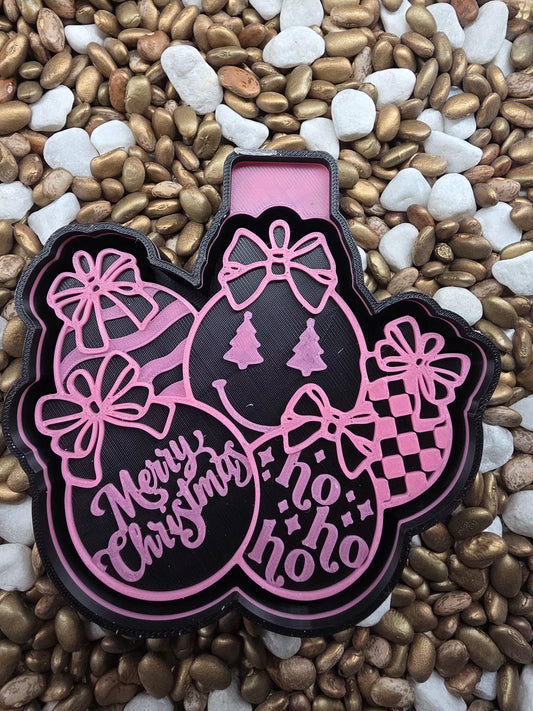  Ho Ho Ho Ornaments Freshie Mold 