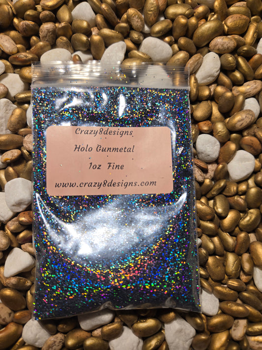 Holo Dunmetal Fine Glitter