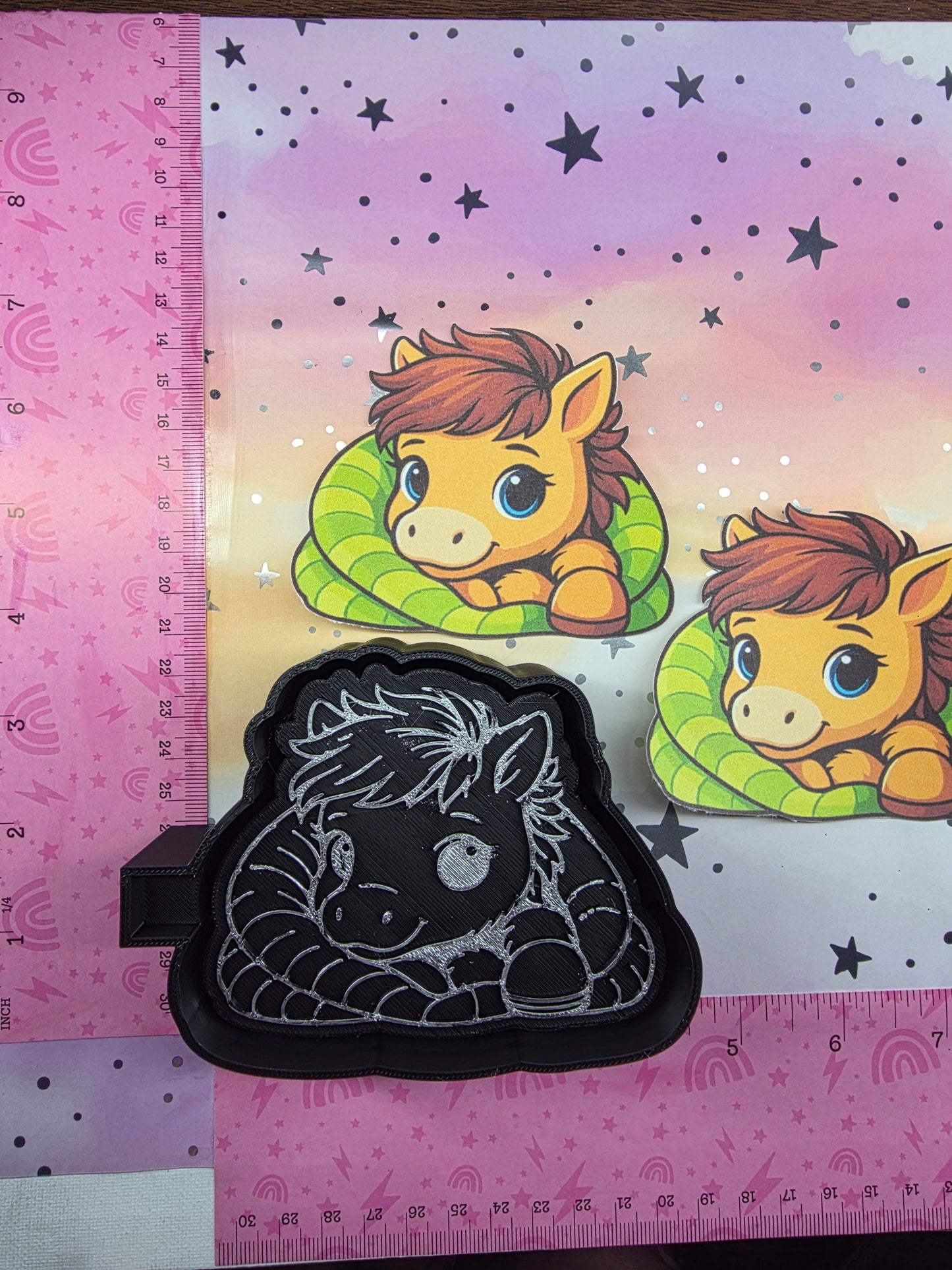 Horse Card Stock Freshie Mold
