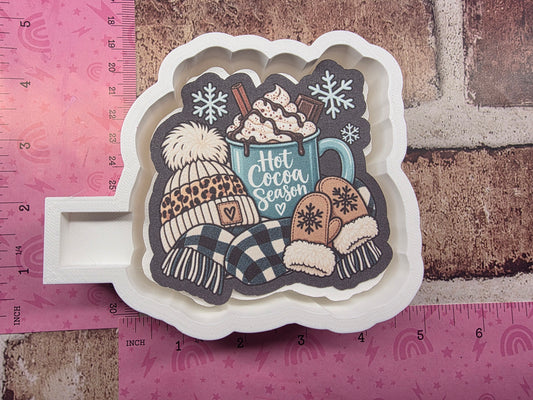 Hot Cocoa Season Freshie Mold