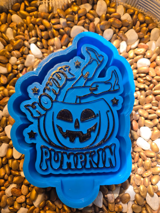 Howdy Pumpkin Freshie Mold