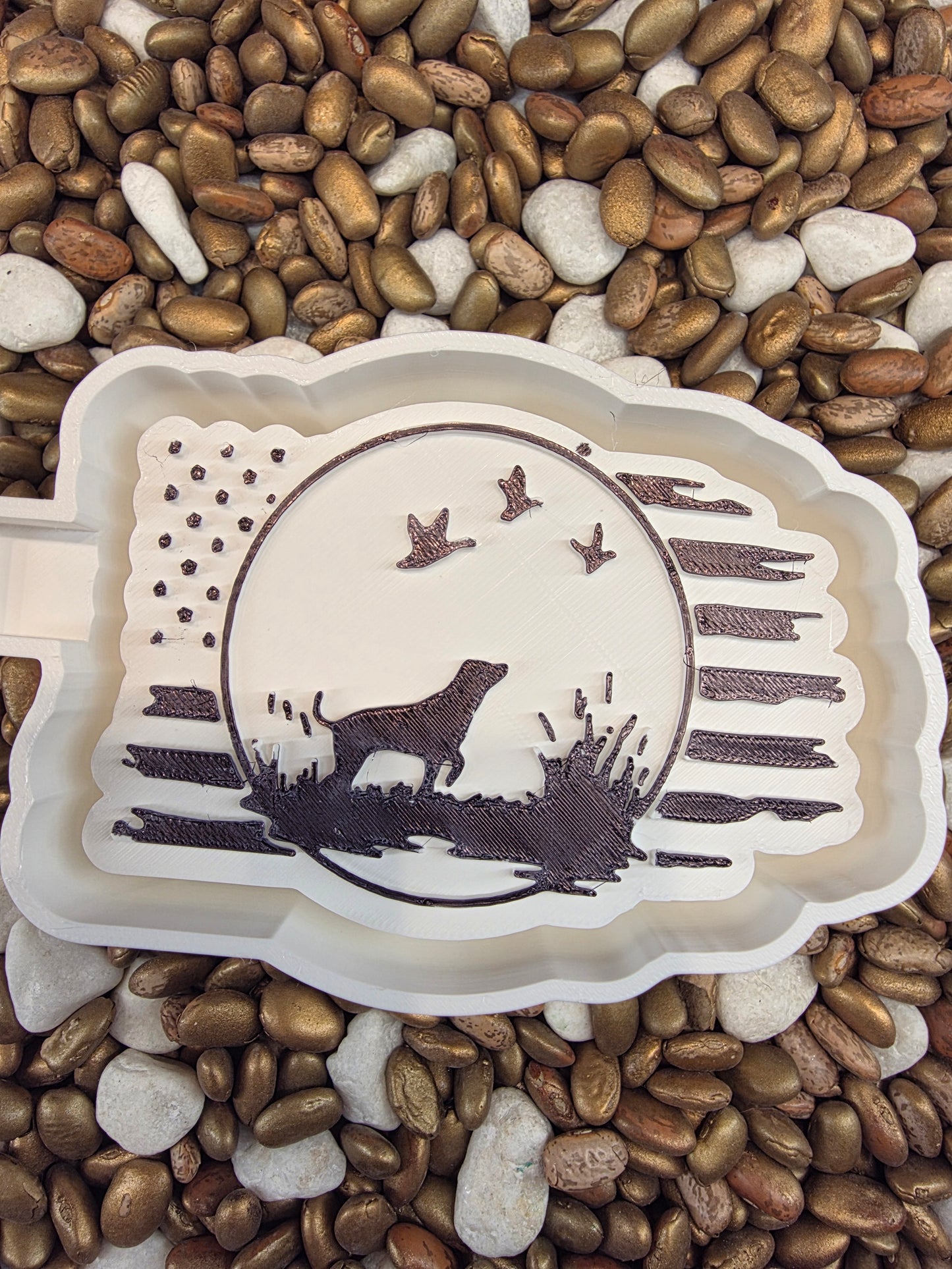 Hunting Dog Flag Freshie Mold