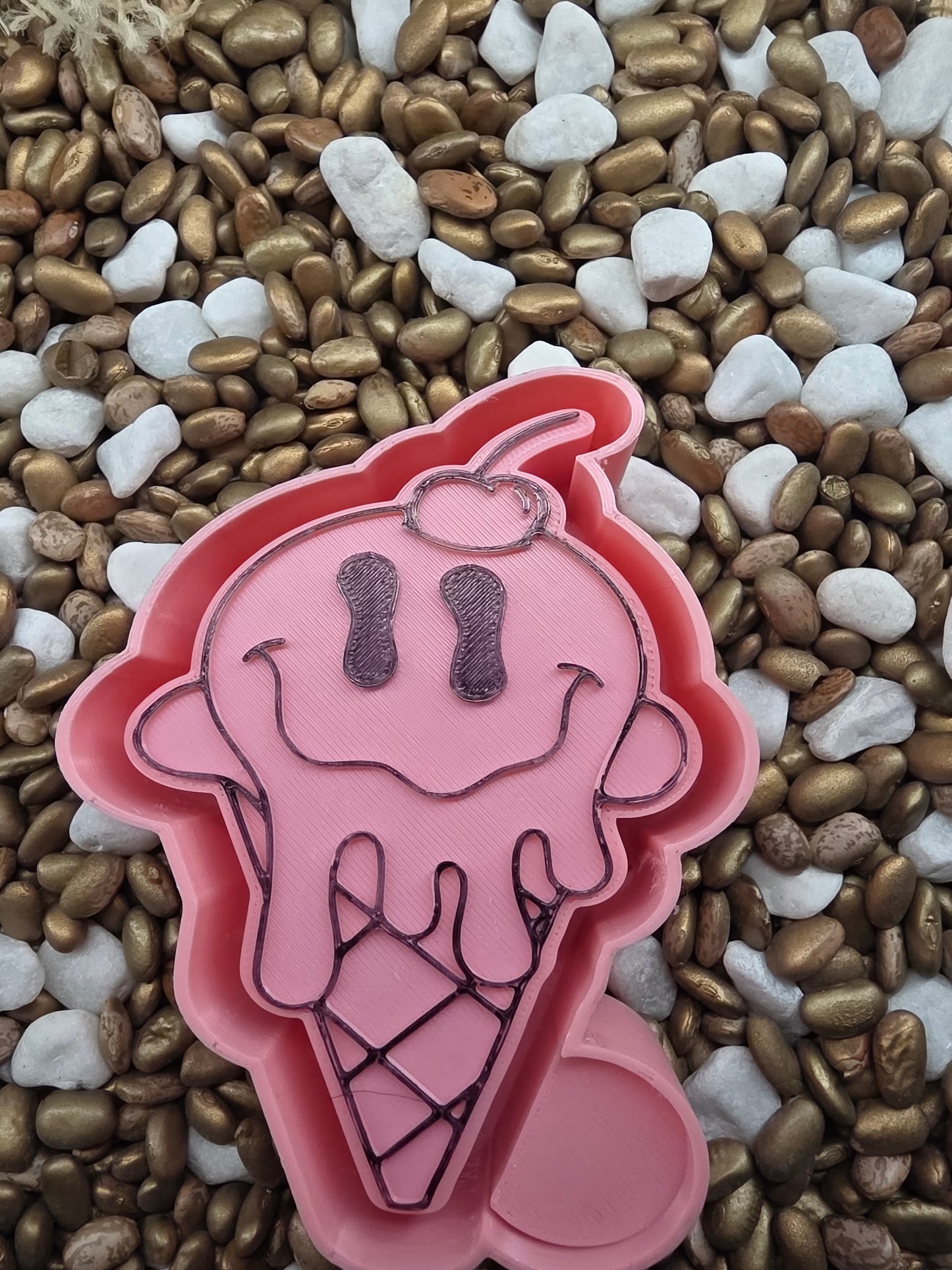 Ice Cream Cone Freshie Mold