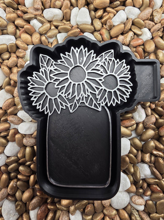 Jar Full of Flowers Freshie Mold