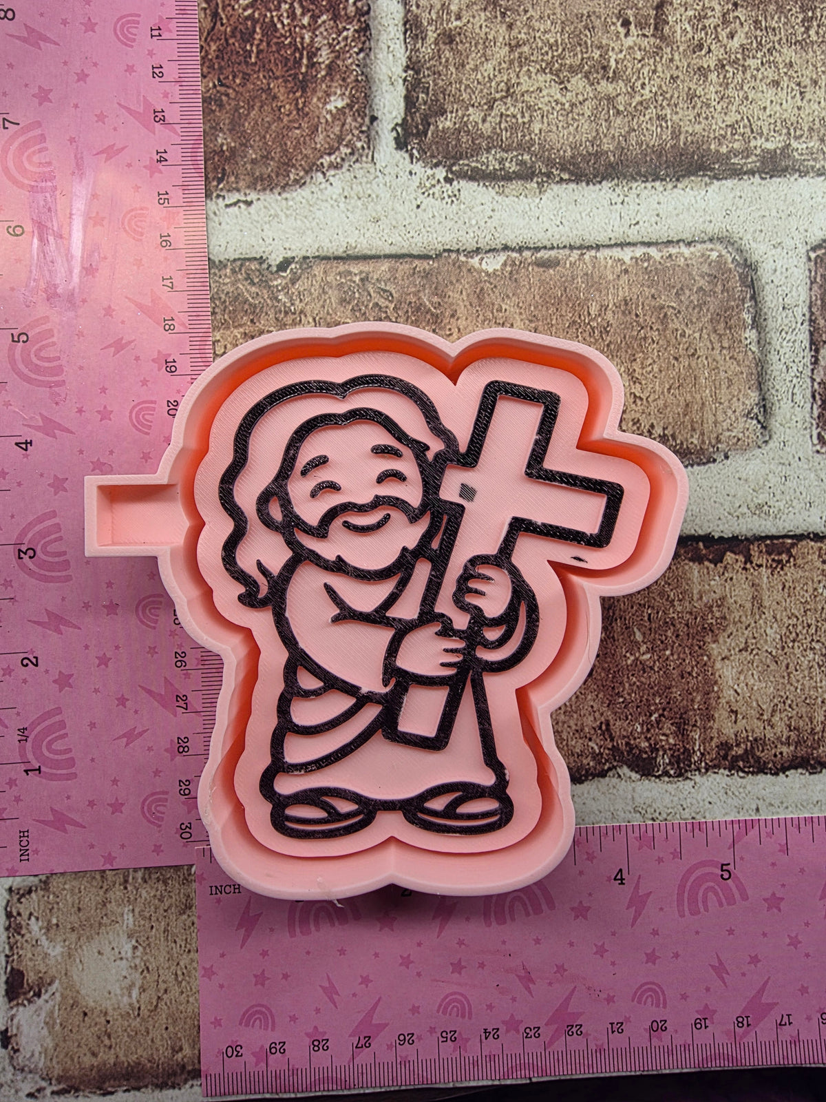Jesus Carrying the Cross Freshie Mold