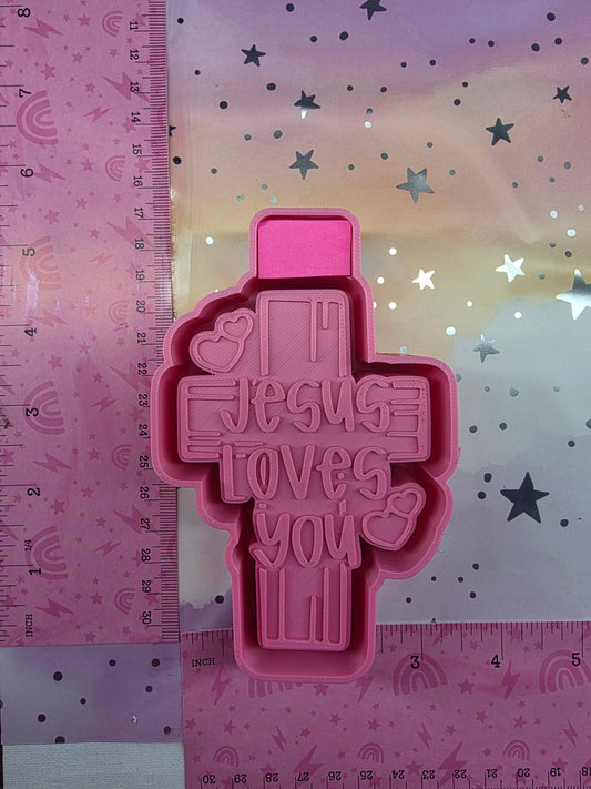 Jesus Loves You Freshie Mold