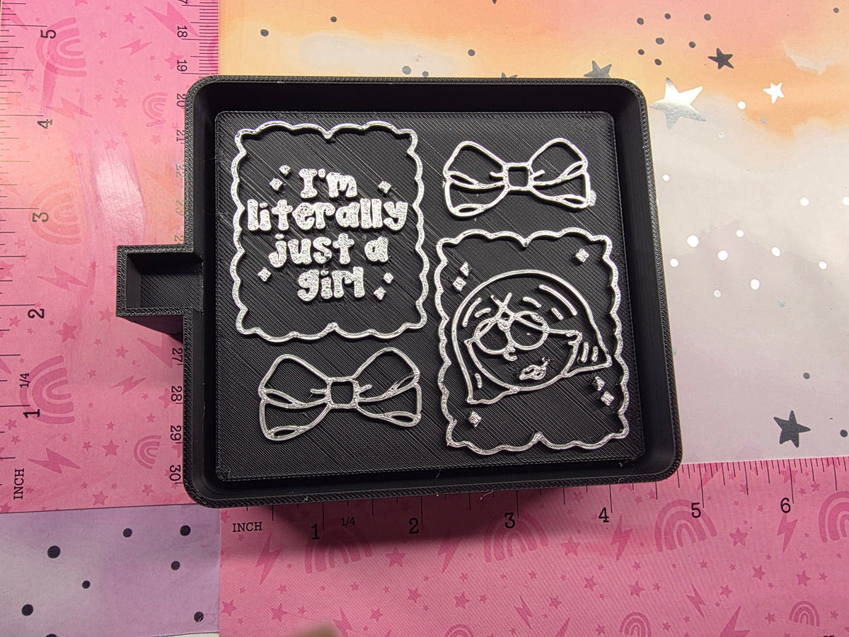 Just a girl Freshie Mold| | Silicone Mold for Freshies