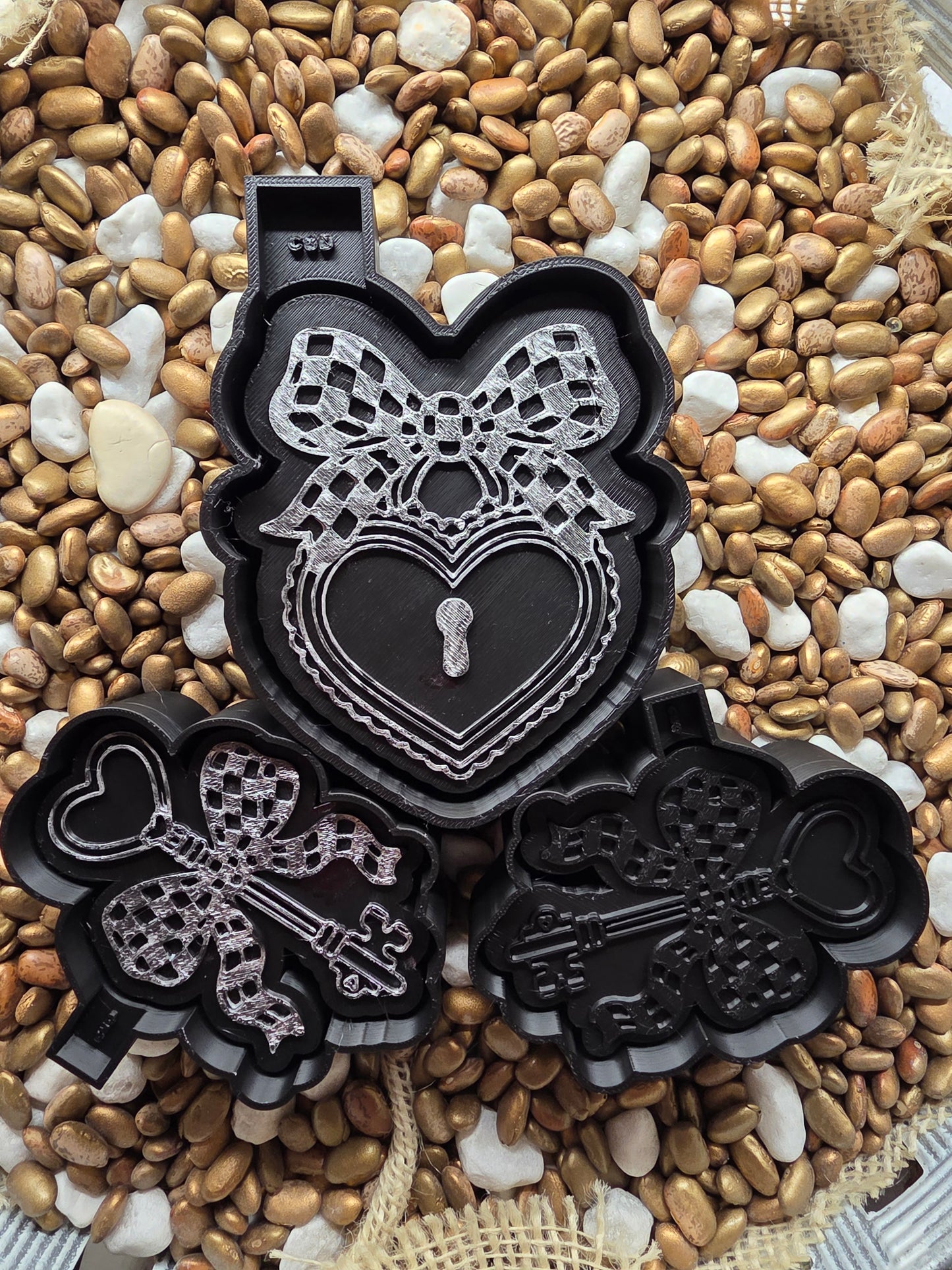 Key to the Heart Freshie Mold/Vent Clips