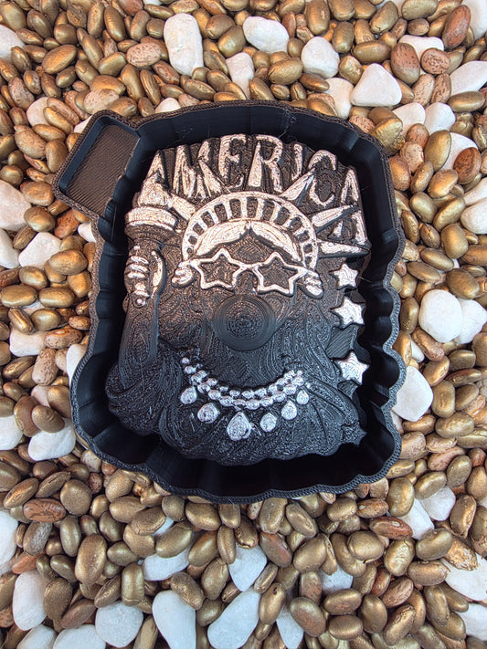 Lady Liberty Bubble USA Freshie Mold