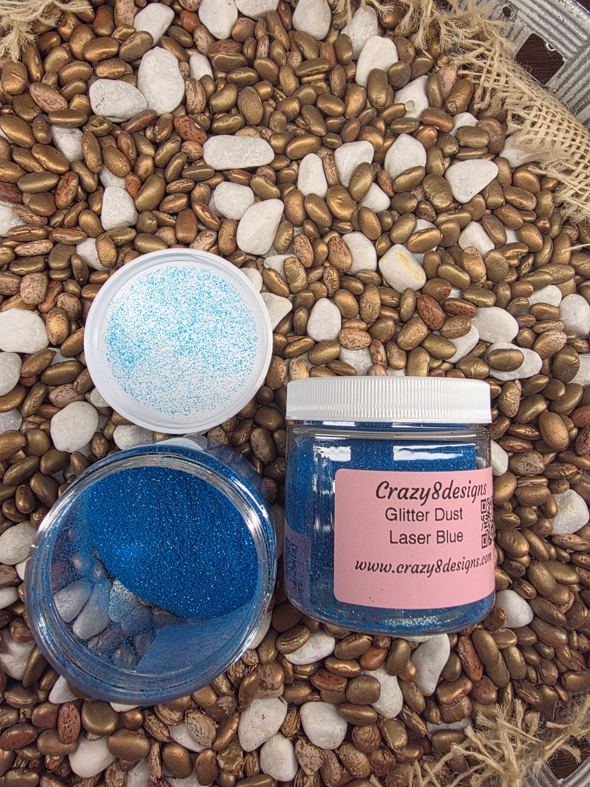 Laser Blue Glitter Dust