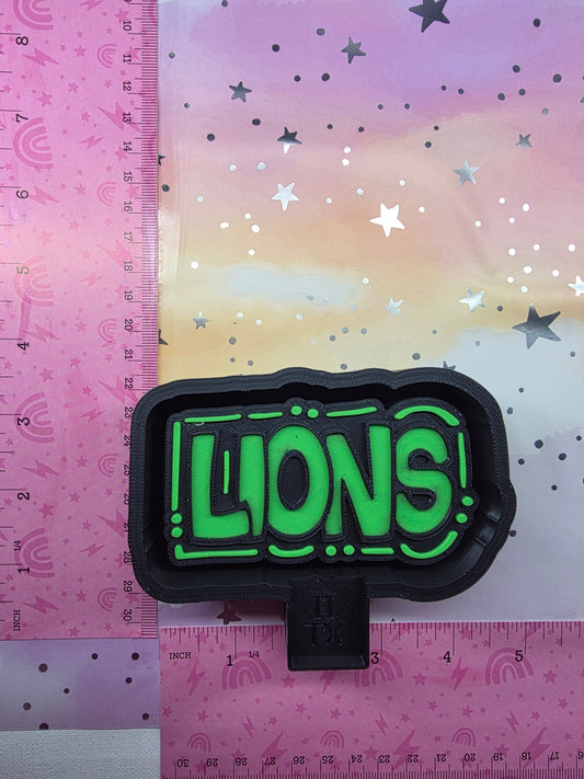Lions Freshie Mold