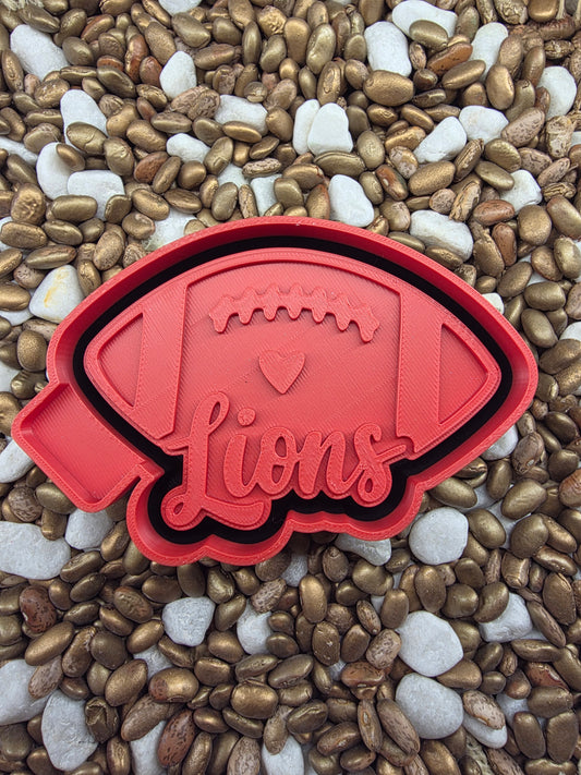 Lions football Freshie Mold