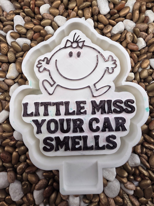 Little Miss Your Car Smells Freshie Mold