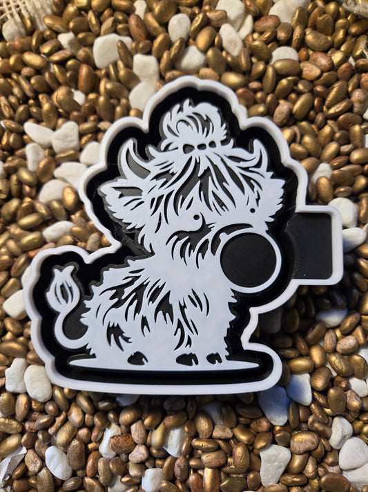  Lolli pop Cow Freshie Mold
