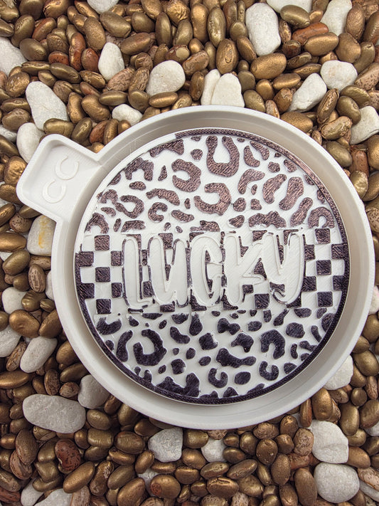 Lucky Round Camo Freshie Mold